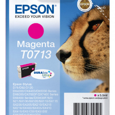 Inktcartridge Epson T0713 rood