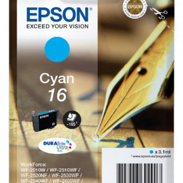 Inktcartridge Epson 16 T1622 blauw