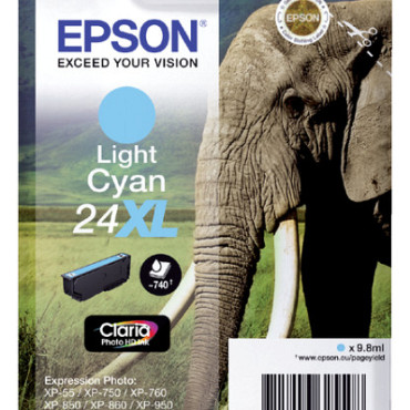 Inktcartridge Epson 24XL T2435 lichtblauw