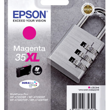 Inktcartridge Epson 35XL T3593 rood