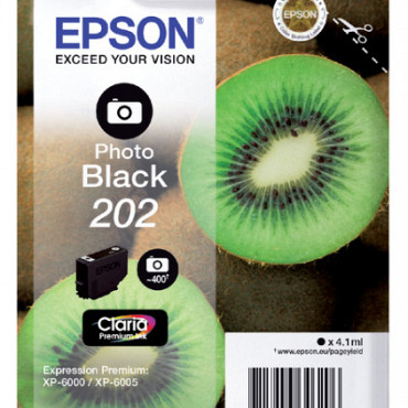 Inktcartridge Epson 202 T02F14 foto zwart