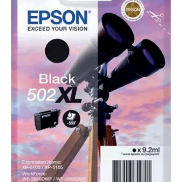 Inktcartridge Epson 502XL T02W1 zwart