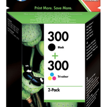 Inktcartridge HP CN637EE 300 zwart + kleur