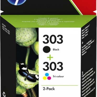 Inktcartridge HP 3YM92AE 303 zwart + kleur