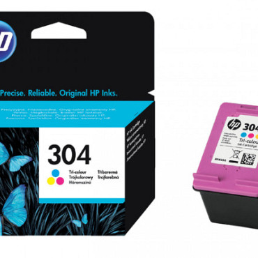 Inktcartridge HP N9K05AE 304 kleur