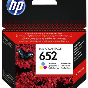 Inktcartridge HPF6V24AE 652 kleur