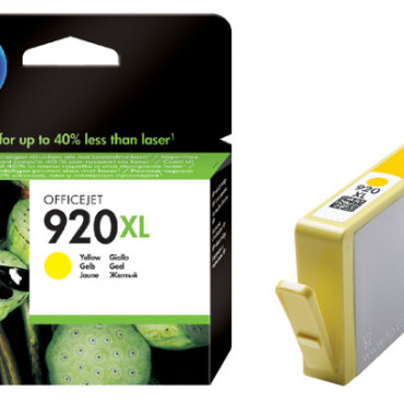 Inktcartridge HP CD974AE 920XL geel