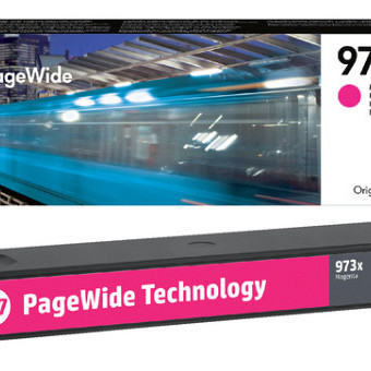 Inktcartridge HP F6T82AE 973X rood