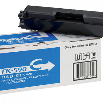 Toner Kyocera TK-590C blauw