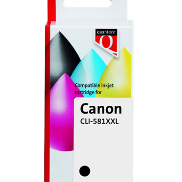 Inktcartridge Quantore alternatief tbv Canon CLI-581XXL pigment zwart