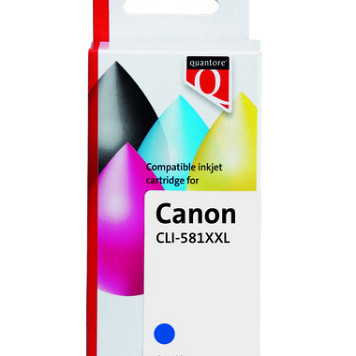 Inktcartridge Quantore alternatief tbv Canon CLI-581XXL foto blauw