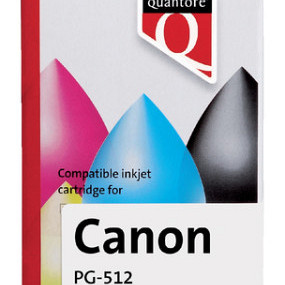 Inktcartridge Quantore alternatief tbv Canon PG-512 zwart