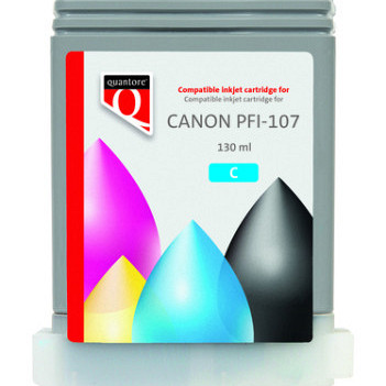 Inktcartridge Quantore alternatief tbv Canon PFI-107 blauw