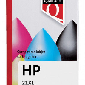 Inktcartridge Quantore alternatief tbv HP C9351A 21XL zwart