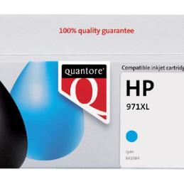 Inktcartridge Quantore alternatief tbv HP CN626AE 971XL blauw