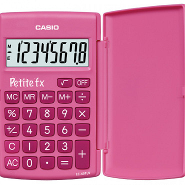 Rekenmachine Casio basisschool roze