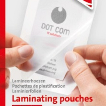 Lamineerhoes Quantore creditcard 54x86mm 2x125micron 100 stuks