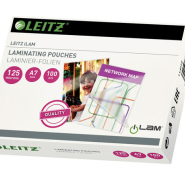 Lamineerhoes Leitz iLAM A7 2x125micron EVA 100 stuks