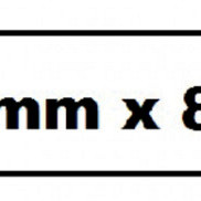 Labeltape Quantore TZE-211 6mm x 8m wit/zwart