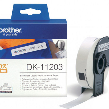 Etiket Brother DK-11203 17x87mm archivering 300stuks