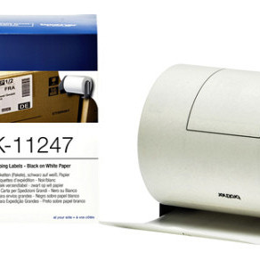 Etiket Brother DK-11247 verzendlabel groot 103x164mm 1 rol á 180 stuks wit