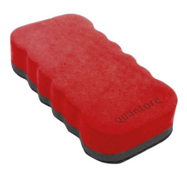 Whiteboardwisser Quantore magnetisch rood