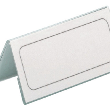 Tafelnaambord Durable 8052 61x210mm transparant