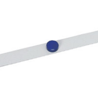 Metaalband MAUL 1mx35mm zelfklevend wit + 3 magn. Wit knipbaar