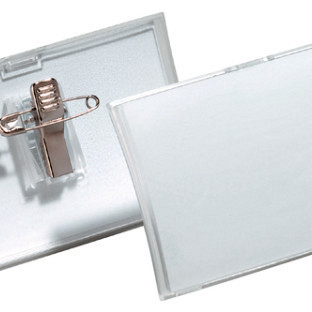 Badge Durable 8211 Click Fold met combiklem 40x75mm