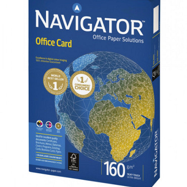 Kopieerpapier Navigator Office Card A4 160gr wit 250vel