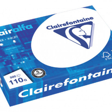 Kopieerpapier Clairefontaine Clairalfa A4 110gr wit 500vel