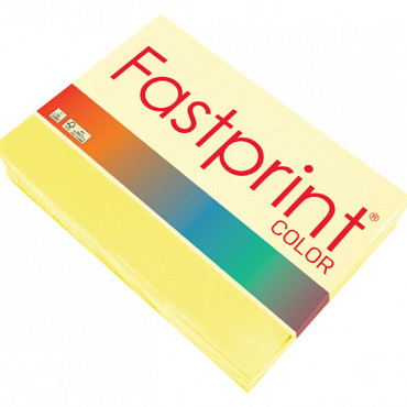 Kopieerpapier Fastprint A4 160gr zwavelgeel 250vel