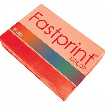 Kopieerpapier Fastprint A4 80gr felrood 500vel