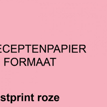 Receptpapier Fastprint A6 80gr roze 2000vel