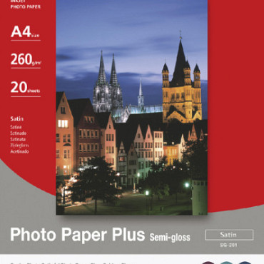 Inkjetpapier Canon SG-201 A4 260gr semi glossy 20vel