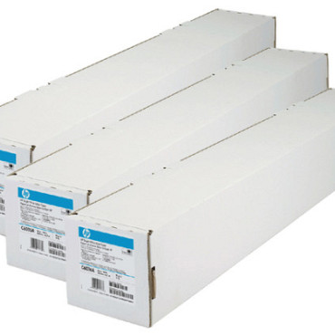 Inkjetpapier HP C6035A 610mmx45,7m 90gr helder wit