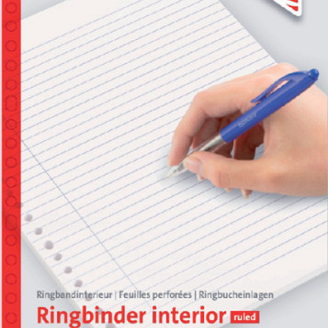 Interieur Quantore A4 23-gaats lijn 300 pagina's