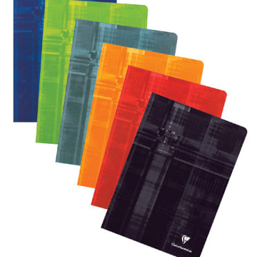 Schrift Clairefontaine 170x220mm schoonschrijven 64 pagina's 90gr assorti