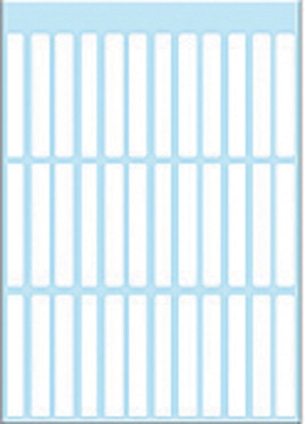 Etiket HERMA 3735 5x35mm wit 252 stuks