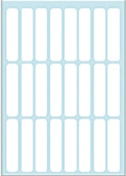 Etiket HERMA 3724 8x36mm wit 168 stuks