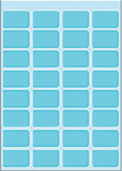 Etiket HERMA 3643 12x19mm blauw 160stuks