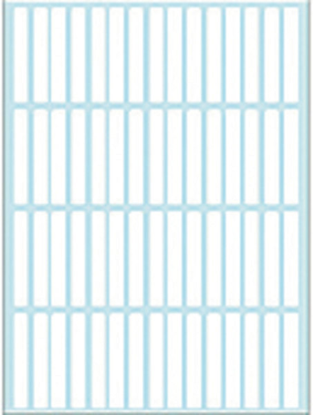 Etiket HERMA 2300 5x35mm wit 1920 stuks