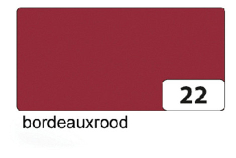 Fotokarton Folia 2-zijdig 50x70cm 300gr nr22 bordeaux rood
