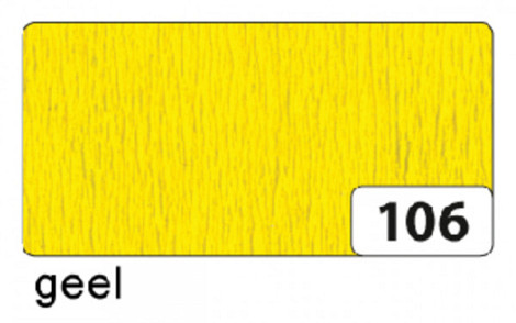 Crêpepapier Folia 250x50cm nr106 geel