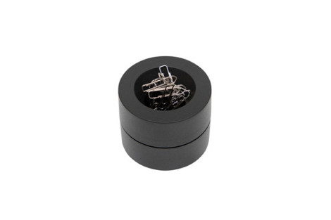 Papercliphouder MAUL Pro magnetisch Ø73mmx60mm zwart