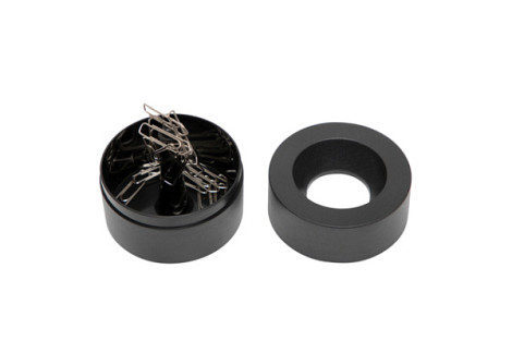 Papercliphouder MAUL Pro magnetisch Ø73mmx60mm zwart