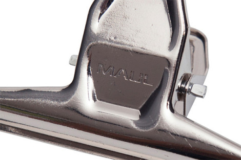 Papierklem MAUL Pro 75mm capaciteit 20mm zilver