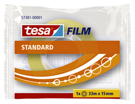 Plakband tesafilm® Standaard 15mmx33m transparant