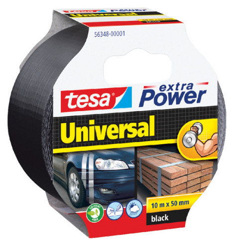 Duct tape tesa® extra Power Universal 50mmx10m zwart