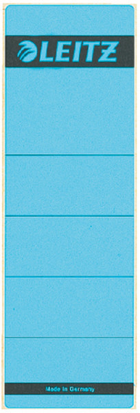 Rugetiket Leitz breed/kort 62x192mm zelfklevend blauw